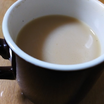 コーヒーがなかったのですが、豆乳とほうじ茶でおいしかったです^^)
